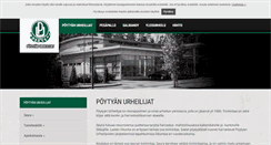 Desktop Screenshot of poytyanurheilijat.fi