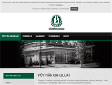 Tablet Screenshot of poytyanurheilijat.fi